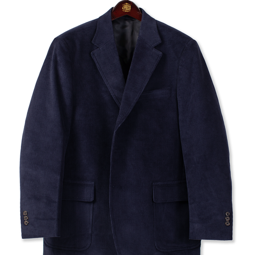 Navy Corduroy Sportcoat- Mto