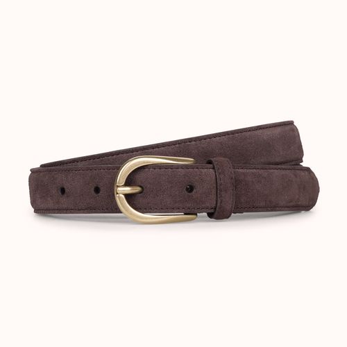 Belt - Brown Suede