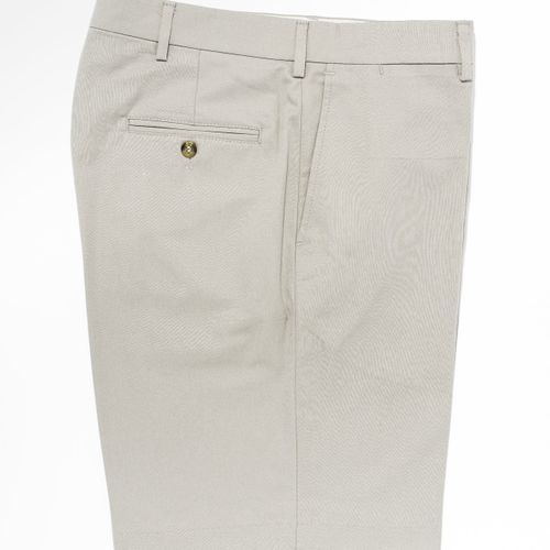 Washed Twill Chino Classic Shorts - Grey