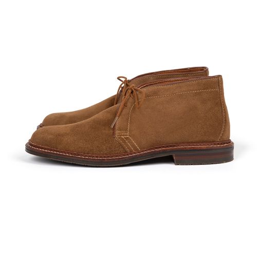 Alden Suede Rubber Soled Chukka: Snuff 1593L