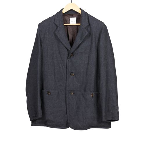 Piping Jacket Grey Wool