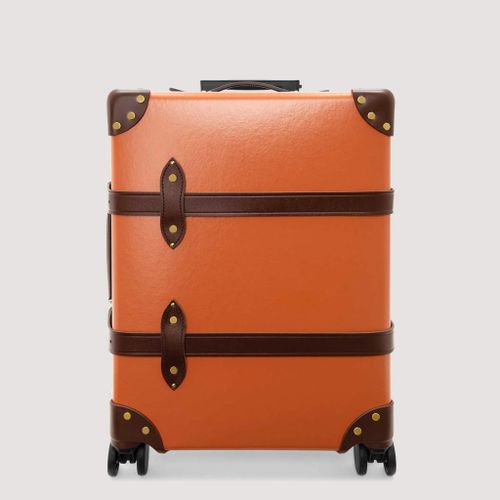 Centenary Four Wheel Carry-On Case - Marmalade/Brown/Gold