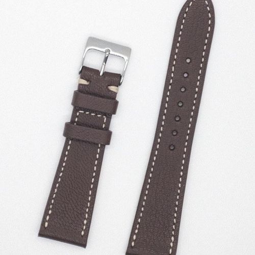 Dark Brown Goat Leather Watch Strap