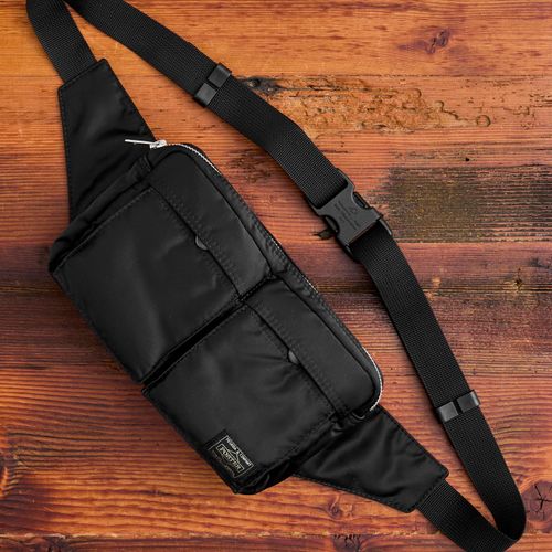 "Tanker" Waist Bag in Black