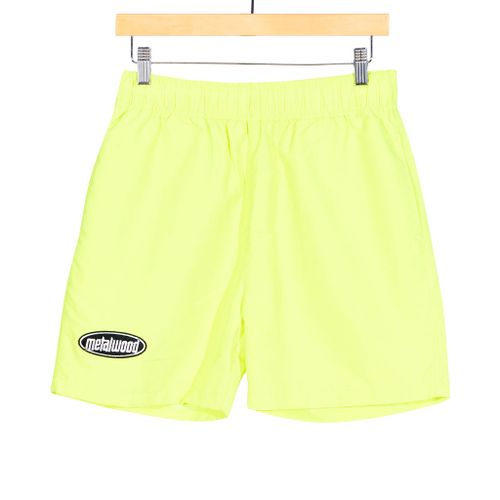 Bright Yellow Nylon Short Oval Logo