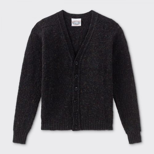 Only for BEIGE : Brushed Wool Cardigan : Black/Multicolor