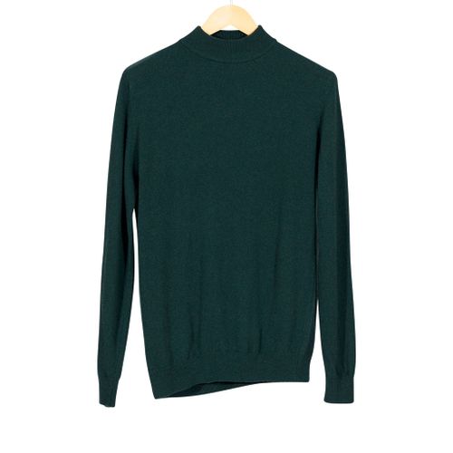 Fino Mock Neck Wool Green