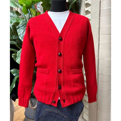 Harley Of Scotland Chunky Weight Super Soft Wool Cardigan- Tudor